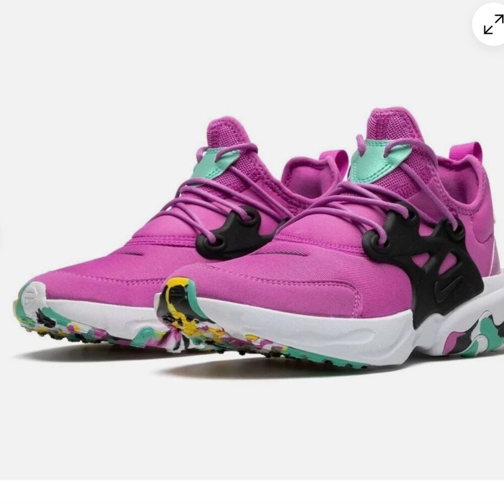 Pink Nike React Presto MC (GS) Running Shoes CD8138 600 size 7 womens